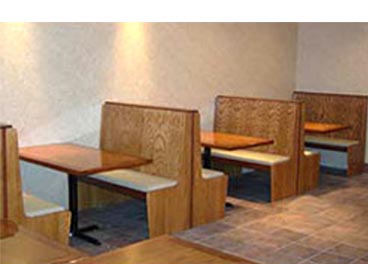 amish woodworking custom booths image