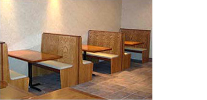 amish woodworking custom booths image