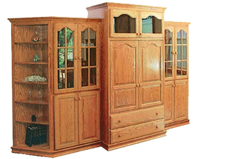 amish woodworking entertainment centers image