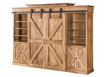 amish woodworking custom entertainment centers image