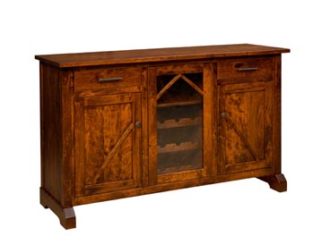 amish woodworking custom hutches & buffets image