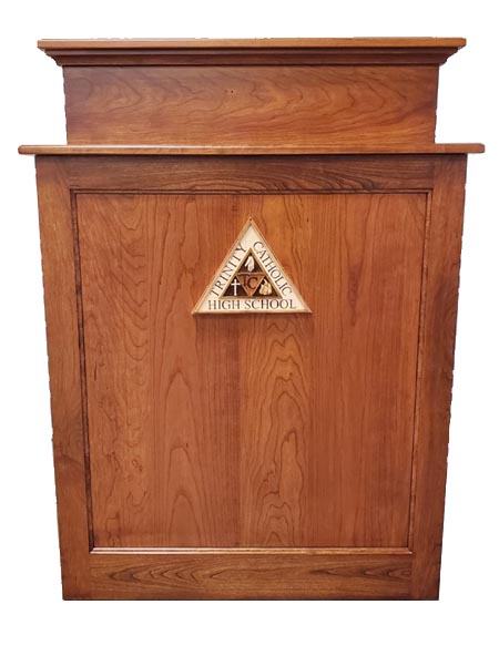 amish woodworking american podium image