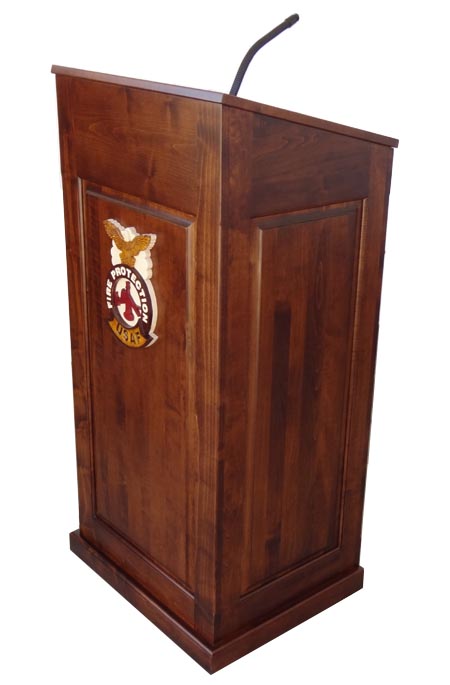 amish woodworking podium 3 image
