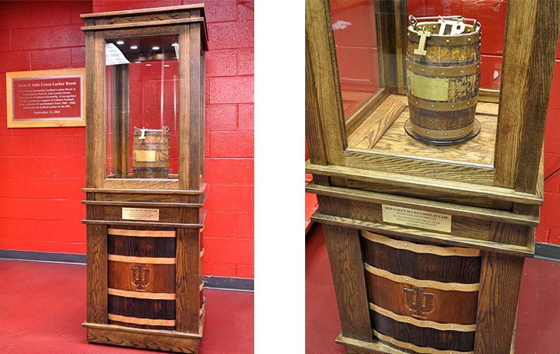 amish woodworking custom trophy case image