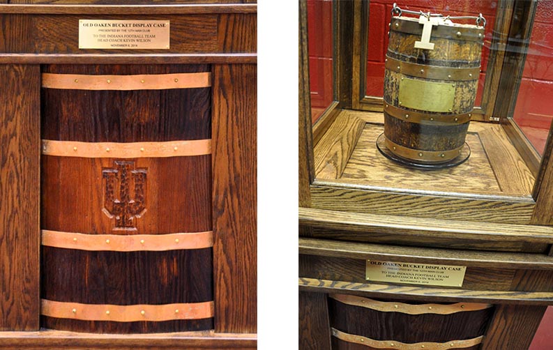 amish woodworking custom trophy case image