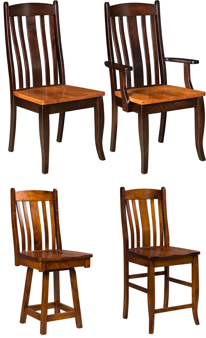amish woodworking custom wood chair image