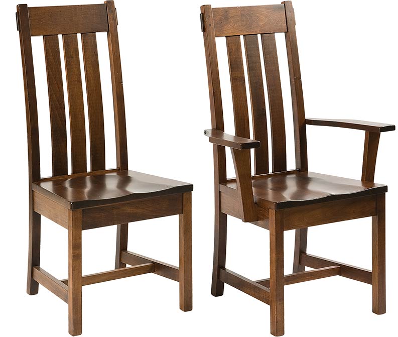amish woodworking custom wood chair image