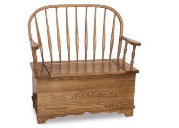 amish woodworking custom bench image