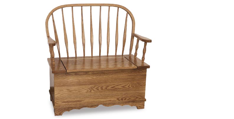 amish woodworking custom bench image