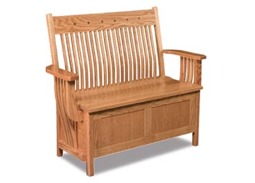 amish woodworking custom bench image