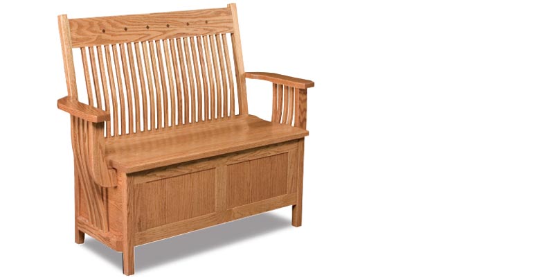 amish woodworking custom bench image