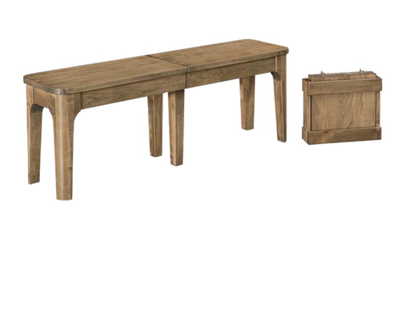 amish woodworking custom bench image