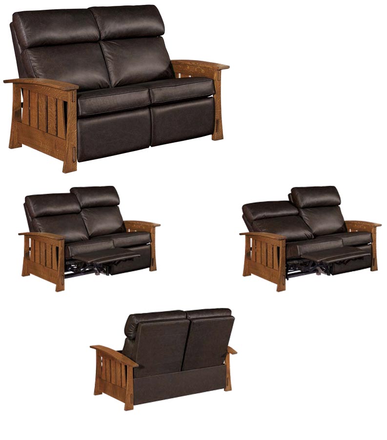 amish woodworking custom bow arm furniture image