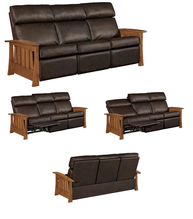 amish woodworking custom bow arm furniture image