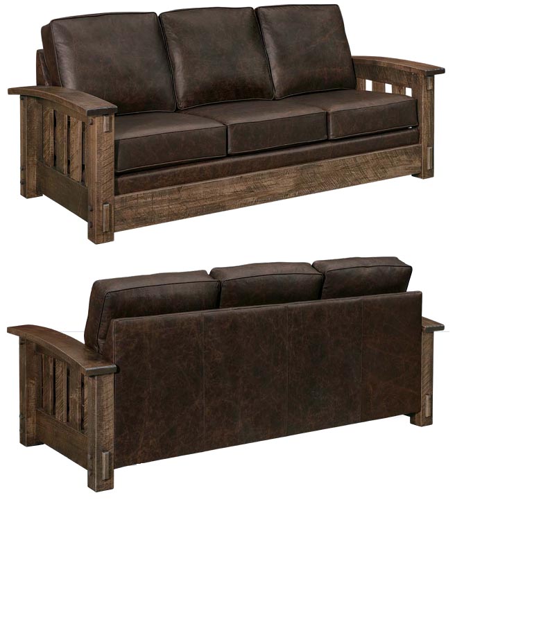 amish woodworking custom bow arm furniture image
