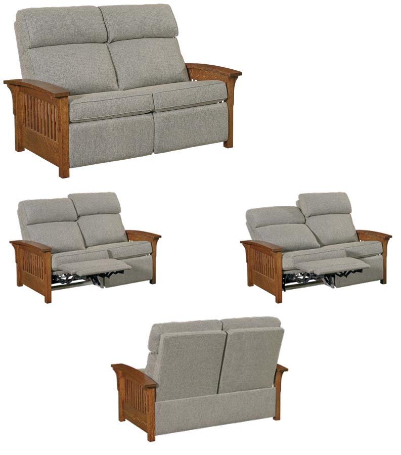 amish woodworking custom bow arm furniture image