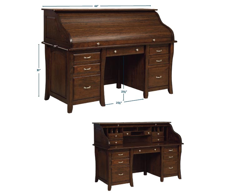 amish woodworking custom desk image