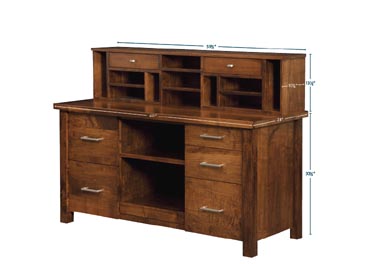 amish woodworking custom desk image