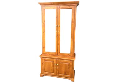 amish woodworking custom gun cabinet image