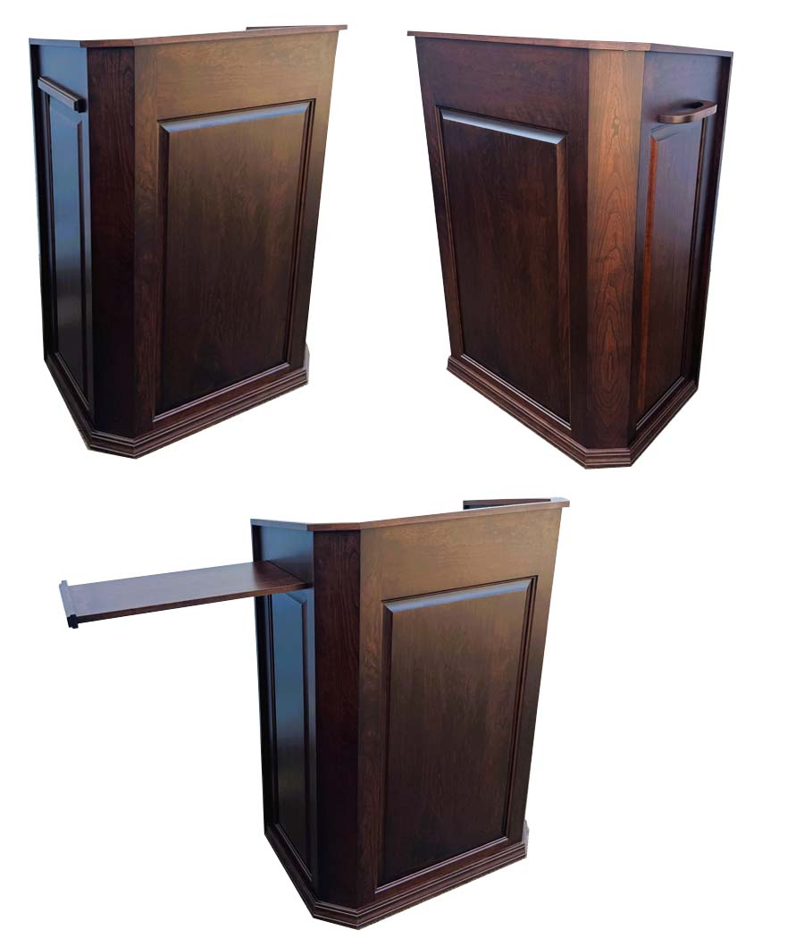 amish woodworking podium 5 image