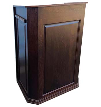 amish woodworking podium 5 image