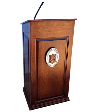amish woodworking podium 3 image