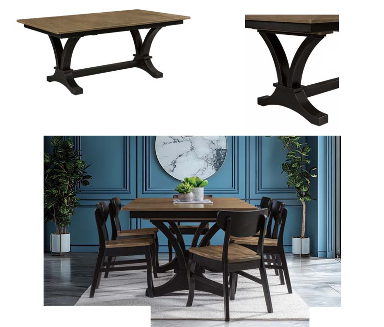 amish woodworking custom table image