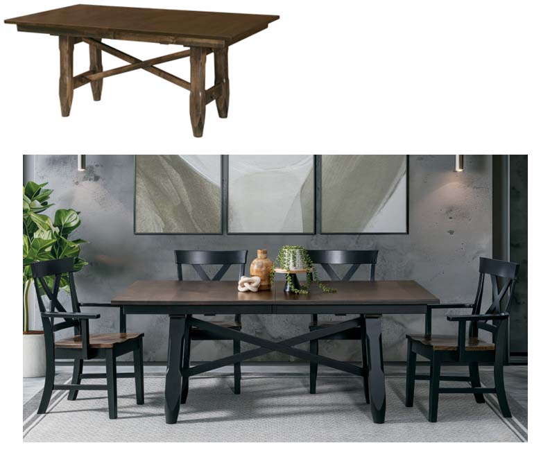amish woodworking custom table image
