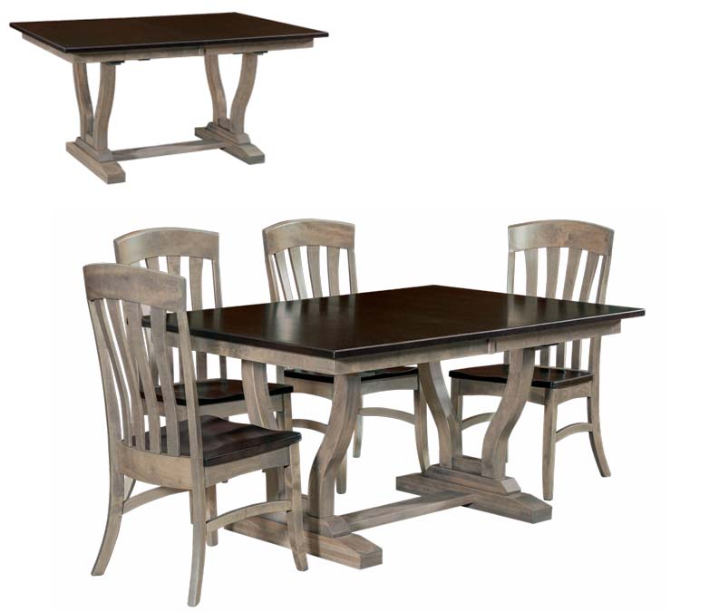 amish woodworking custom table image