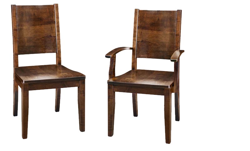 amish woodworking custom wood chair image