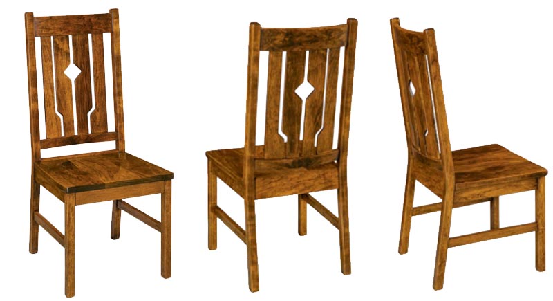 amish woodworking custom wood chair image